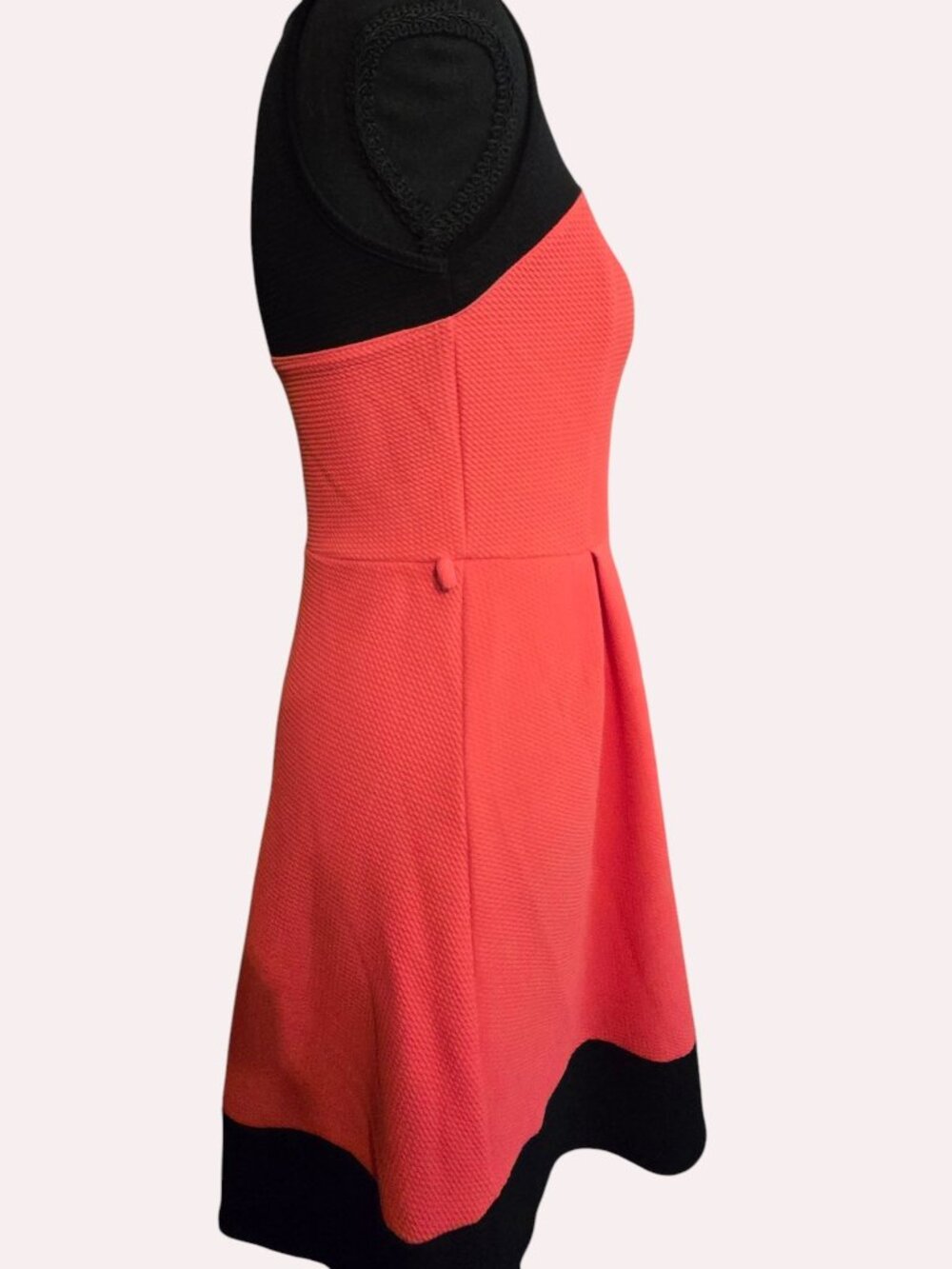 5th & Love Strapless Coral Fit & Flare Dress image 3